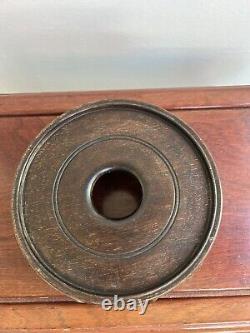 Large Antique Chinese Hand Carved Rosewood Stand Display Base