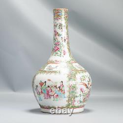 Large Antique Chinese Porcelain 19C Cantonese Vase Chinese China Figural