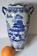 Large Antique Chinese Blue And White Vase Large