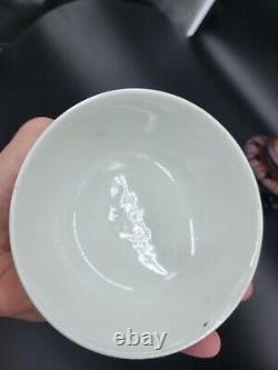Large Antique Chinese famille rose bowl Republic period early 20th century #2