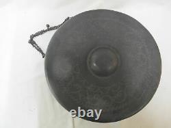 Large Antique Etched BRONZE Chinese Gong