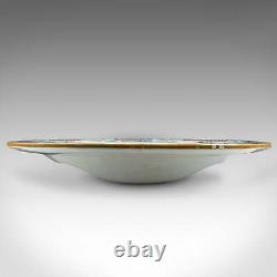 Large Antique Oval Meat Platter, Chinese, Ceramic, Serving Plate, Victorian