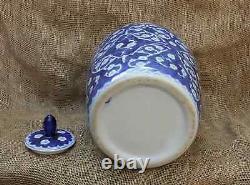 Large Blue White Ginger Jar Oriental Chinese Japanese Vase Prunus Antique