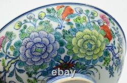 Large Chinese Antique Doucai'Floral' Porcelian Bowl, Jiaqing Marked and Period