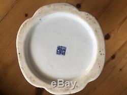 Large Chinese Blue And White Vase 50cm Marked