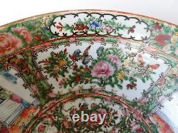 Large Chinese Export Famille Rose Bowl 11 Inches