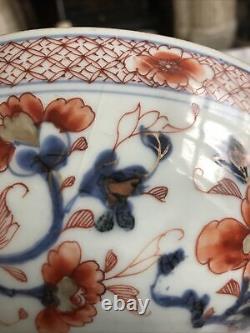 Large Chinese Imari bowl, Kangxi or Yongzheng