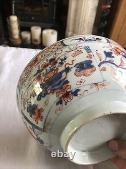 Large Chinese Imari bowl, Kangxi or Yongzheng