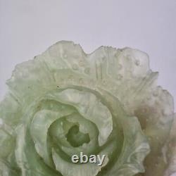 Large Chinese Jade / Jadeite Carved Figure Cabage 22cm Long