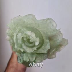 Large Chinese Jade / Jadeite Carved Figure Cabage 22cm Long