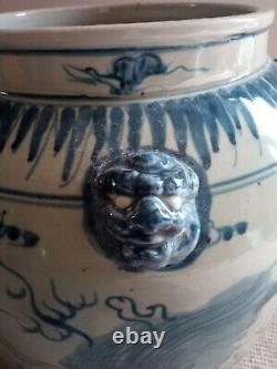 Large Chinese Provincial Porcelain Vase