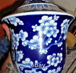 Large Chinese Prunus Vase