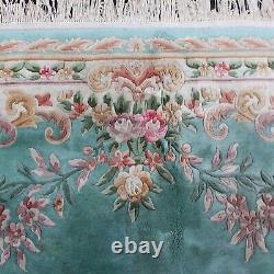 Large Chinese Rug Aubusson Carpet Savonnerie 371 x 276 cm Thick Wool Pile