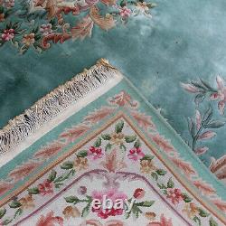 Large Chinese Rug Aubusson Carpet Savonnerie 371 x 276 cm Thick Wool Pile