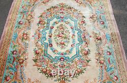 Large Chinese Rug Aubusson Carpet Savonnerie 556 x 372 cm Thick Wool Pile