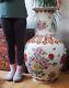 Large Chinese Vase Exotic Flowers And Butterfly's Jingdezhen Ceramics