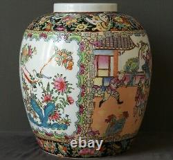 Large Chinese Warrior Vase