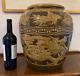 Large Chinese Slipware Martaban Jar 15.5 High 12 Diameter