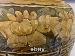 Large Chinese slipware martaban Jar 15.5 high 12 diameter