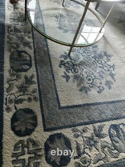 Large Chinese, wool, handmade rug