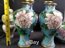 Large Collection Of Vintage Chinese Cloisonne