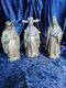 Large Fu Lu Shou Trio Heavy Bronze Brass Figures Chinese Immortals Gods