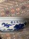 Large Ming Chinese Blues And White Bowl Dragon