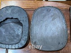 Large Qing Dynasty Chinese Duan Ink Stone With Case 31cm X 24cm X 5cm