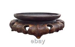 Large Quality Antique Chinese Carved Wood Stand