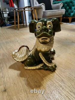 Large Vintage Ceramic Foo Dog