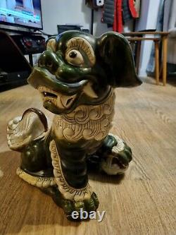 Large Vintage Ceramic Foo Dog