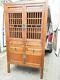 Large Antique Chinese Laquered Kitchen/ Bathroom Cabinet