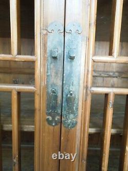 Large antique Chinese laquered kitchen/ bathroom cabinet