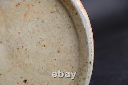 Large antique chinese porcelain temple jar with figures & horses Qing