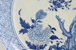Lovely 41.5 cm Large Chinese Porcelain Charger Dish Kangxi 18th Century