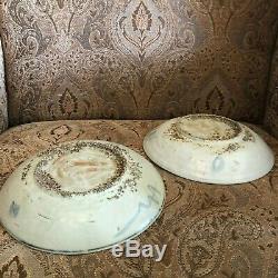 Lovely Pair of Chinese Ming Dynasty Swatow Shipwreck Large Plates