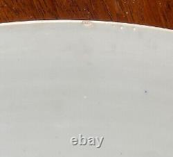 Nanking Cargo c1750 Chinese Shipwreck Porcelain Large Lattice Fence Dish 16