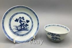 Nanking Shipwreck Cargo Large'Blue Pine' Pattern Tea Bowl & Saucer