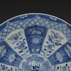 Nice large Chinese B&W plate, pomegranates, 18th ct