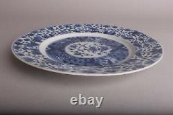 Nr1Wonderfull and Large Kangxi Period Chinese Porcelain Plate 1662-1722 Flowers