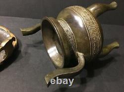 Old Large Chinese Bronze Censer, Xuande mark