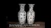 Pair Large Chinese Kangxi Porcelain Vases Urns Blue White Pottery