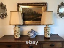 Pair Large Vintage Chinese Lamps
