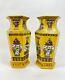 Pair Of Large Hexagonal Chinese Vases Good Condition