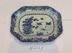 Rare Chinese Large 18th Century Quail Pattern Dish