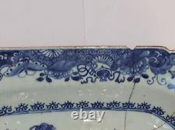 Rare Chinese Large 18th Century Quail Pattern Dish