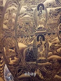 Rare Large Genuine MasterPiece Tibetan wheel of life thangka Painting Buddha