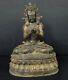 Rare Large Old Chinese Tibetan Bronze Buddha Seated Statue