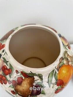 Rare Large Vintage Hand Painted Ginger Jar By JC v Hunnik