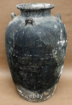Shipwreck 15th 16th Century Large Oriental Basalt Storage Jar